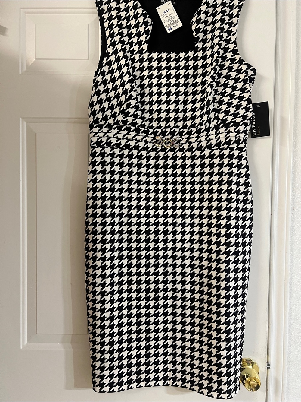 Black & White Enfocus Studio Dress NWT